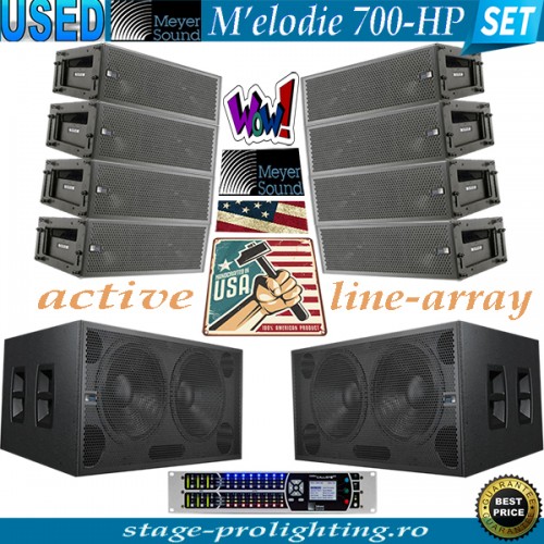Used Meyer Sound M'elodie 700-HP SET Used Meyer Sound M'elodie 700-HP SET